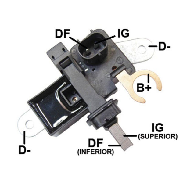 Portacarbón Alternador Gauss PCA-GA366 Portacarbón Alternador Gauss PCA-GA366