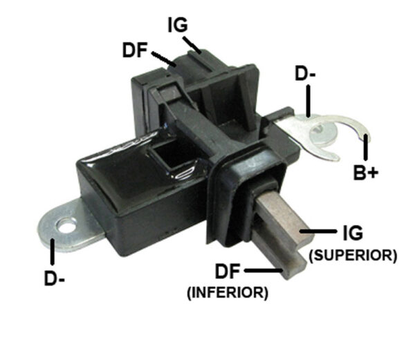Portacarbón Alternador Gauss PCA-GA367 Portacarbón Alternador Gauss PCA-GA367