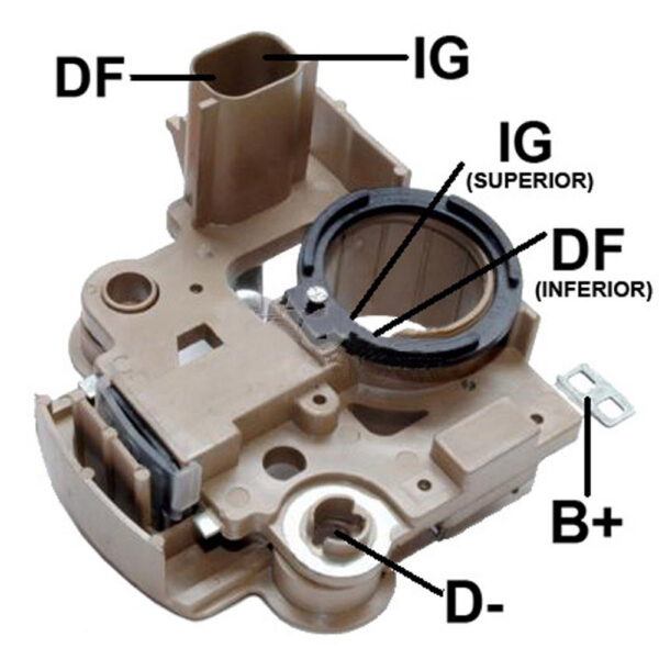 Portacarbón Alternador Gauss PCA-GA783 Portacarbón Alternador Gauss PCA-GA783
