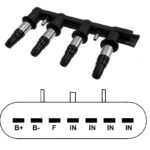 Bobina De Encendido Gauss BO-GC4745