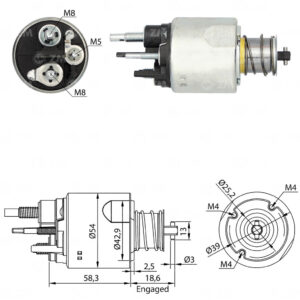 Solenoide Zm SOL-ZM8494