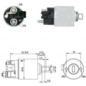 Solenoide Zm SOL-ZM1425