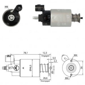 Solenoide Zm SOL-ZM4665