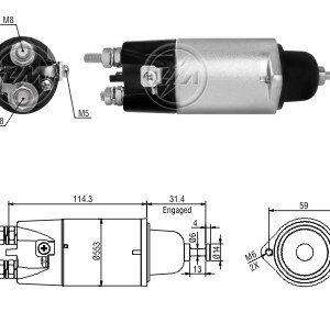 Solenoide Zm SOL-ZM1898