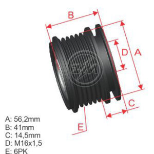 Polea Zm POL-9600007