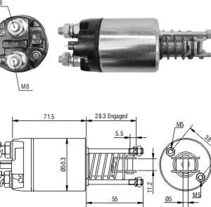 Solenoide Zm SOL-ZM4651