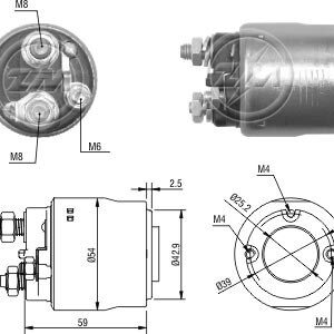 Solenoide Zm SOL-ZM498