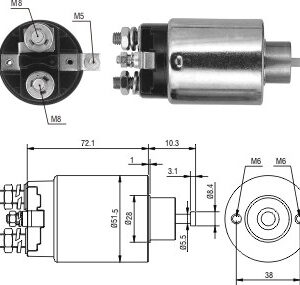 Solenoide Zm SOL-ZM695