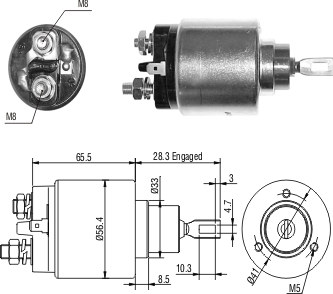 Solenoide Zm SOL-ZM777 Solenoide Zm SOL-ZM777