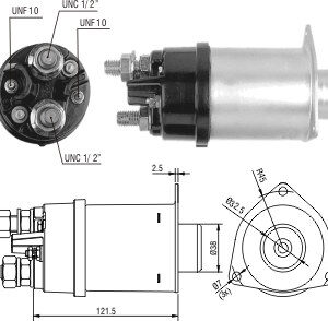 Solenoide Zm SOL-ZM456 Solenoide Zm SOL-ZM456