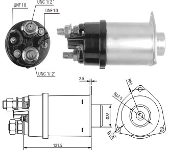 Solenoide Zm SOL-ZM456 Solenoide Zm SOL-ZM456