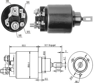 Solenoide Zm SOL-ZM571 Solenoide Zm SOL-ZM571