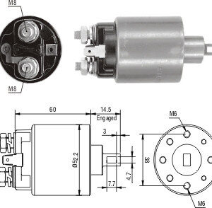 Solenoide Zm SOL-ZM711 Solenoide Zm SOL-ZM711