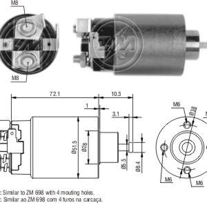 Solenoide Zm SOL-ZM4698
