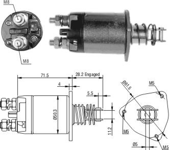 Solenoide Zm SOL-ZM652 Solenoide Zm SOL-ZM652
