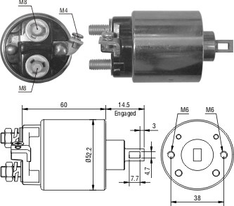 Solenoide Zm SOL-ZM410 Solenoide Zm SOL-ZM410