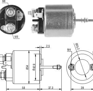 Solenoide Zm SOL-ZM595 Solenoide Zm SOL-ZM595