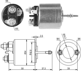 Solenoide Zm SOL-ZM595 Solenoide Zm SOL-ZM595