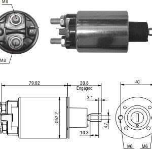 Solenoide Zm SOL-ZM480 Solenoide Zm SOL-ZM480
