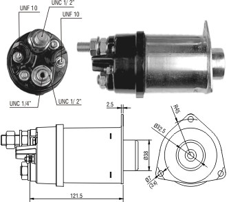 Solenoide Zm SOL-ZM463 Solenoide Zm SOL-ZM463