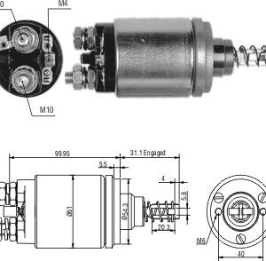 Solenoide Zm SOL-ZM542 Solenoide Zm SOL-ZM542