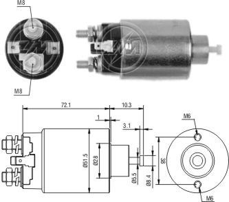 Solenoide Zm SOL-ZM1698 Solenoide Zm SOL-ZM1698