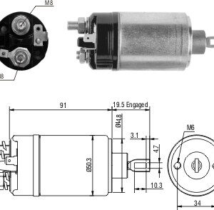 Solenoide Zm SOL-ZM521 Solenoide Zm SOL-ZM521