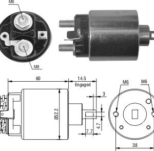 Solenoide Zm SOL-ZM716 Solenoide Zm SOL-ZM716
