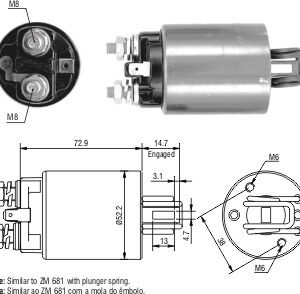 Solenoide Zm SOL-ZM582