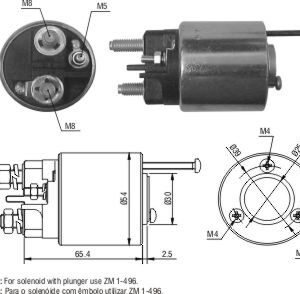Solenoide Zm SOL-ZM496