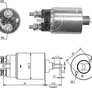 Solenoide Zm SOL-ZM2981