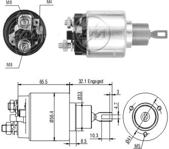 Solenoide Zm SOL-ZM971 Solenoide Zm SOL-ZM971