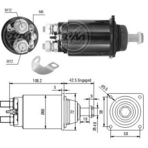 Solenoide Zm SOL-ZM833