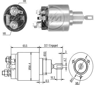 Solenoide Zm SOL-ZM773 Solenoide Zm SOL-ZM773