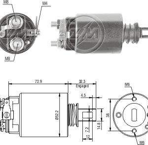 Solenoide Zm SOL-ZM686 Solenoide Zm SOL-ZM686