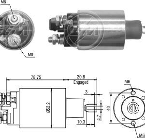 Solenoide Zm SOL-ZM482 Solenoide Zm SOL-ZM482
