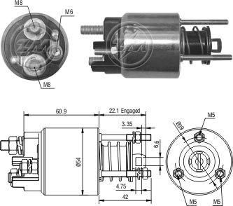 Solenoide Zm SOL-ZM395 Solenoide Zm SOL-ZM395