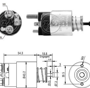 Solenoide Zm SOL-ZM1391 Solenoide Zm SOL-ZM1391