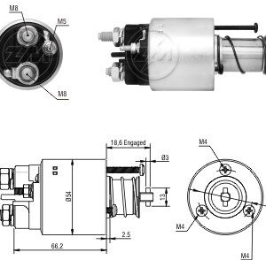 Solenoide Zm SOL-ZM1496