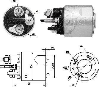 Solenoide Zm SOL-ZM4494 Solenoide Zm SOL-ZM4494