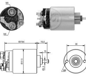 Solenoide Zm SOL-ZM961