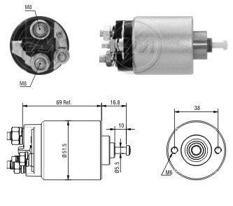 Solenoide Zm SOL-ZM961 Solenoide Zm SOL-ZM961