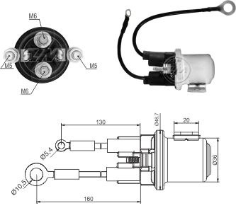 Solenoide Zm SOL-ZM2408 Solenoide Zm SOL-ZM2408