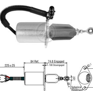 Solenoide De Parada Zm SOL-ZM440