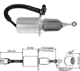 Solenoide De Parada Zm SOL-ZM440 Solenoide De Parada Zm SOL-ZM440